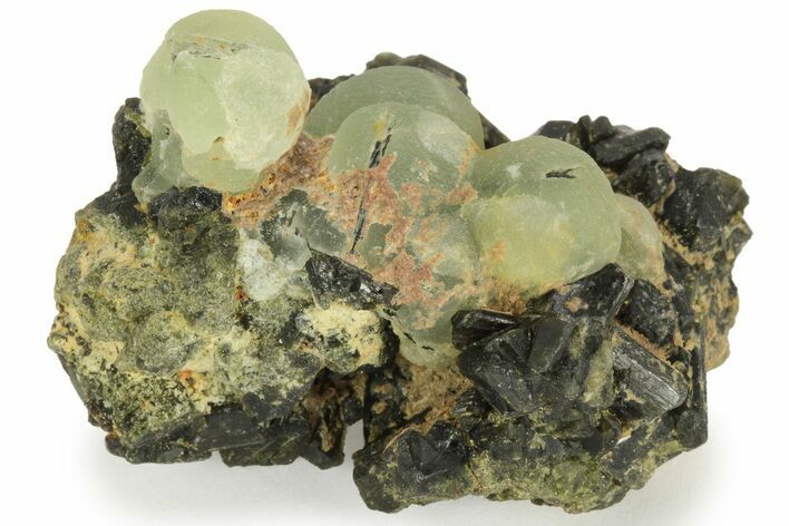 Botryoidal Prehnite and Epidote - Mali #219522